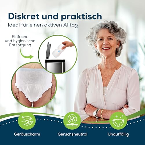 Sensalou Inkontinenz-Erwachsenen-Windeln Größe XXL (22 Stk) Männer Frauen - Windel-Hosen-Pants für Erwachsene Senioren Tag Nacht