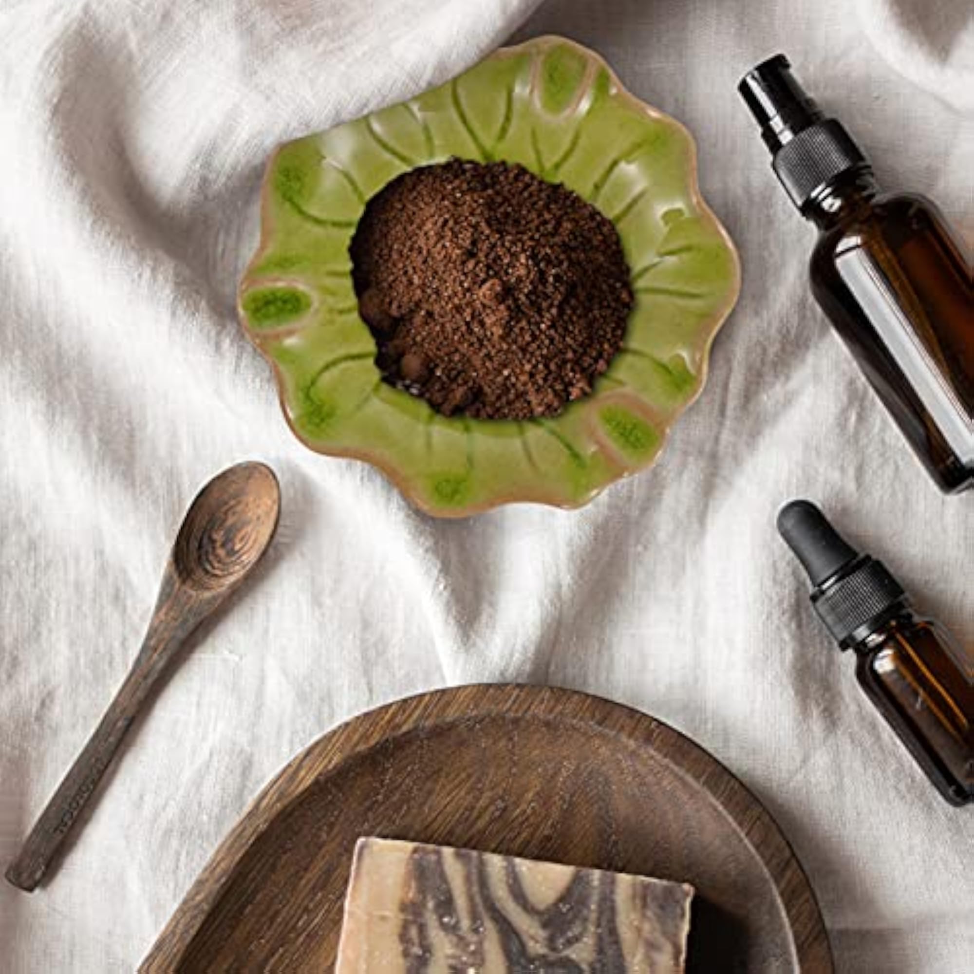 Ceramic Leaf Bowl Tray for Essential Oils Diffusing