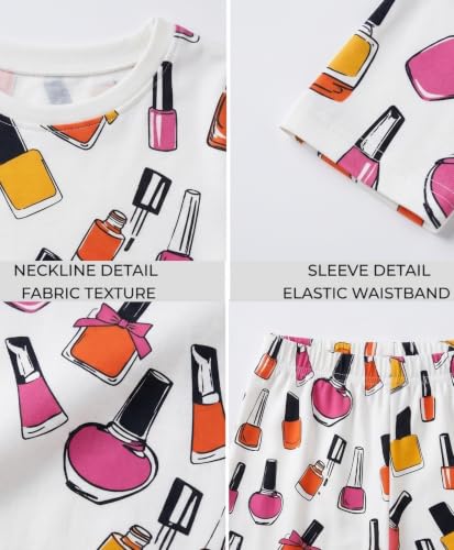 Image of Anthrilo Pure Cotton Printed Pyjama Set for Girls | Sleepwear | Night Suit, Night Wear | Long Sleeves T-Shirt & Pyjama | Regular Wear | 0-14 Years