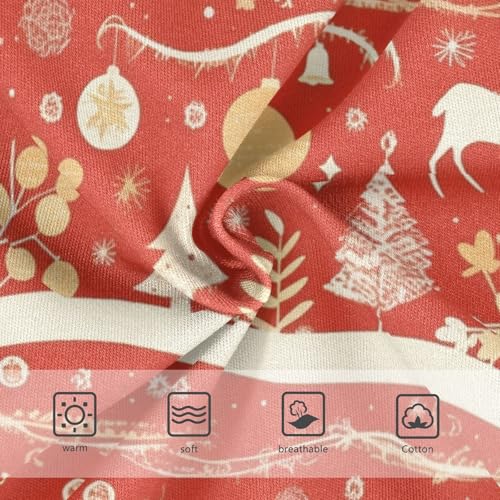 Girls' Triangle Panties Toddler Cotton Underwear for Girls Deer Pattern Winter Holiday Design3