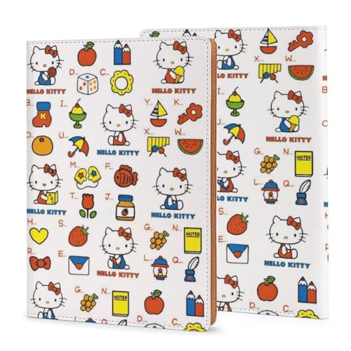 ハローキティ ノートカバー 20.7×14.2×1cmサイズ PU 手帳カバー メモ帳カバー PUレザー 軽量 かわいい