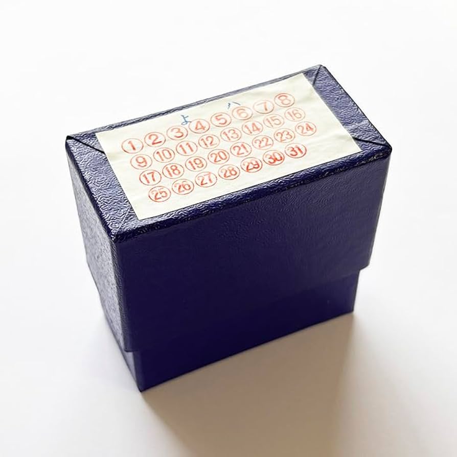 Amazon.co.jp: ゴム印 1～31 丸枠付き スタンプセット 富士印