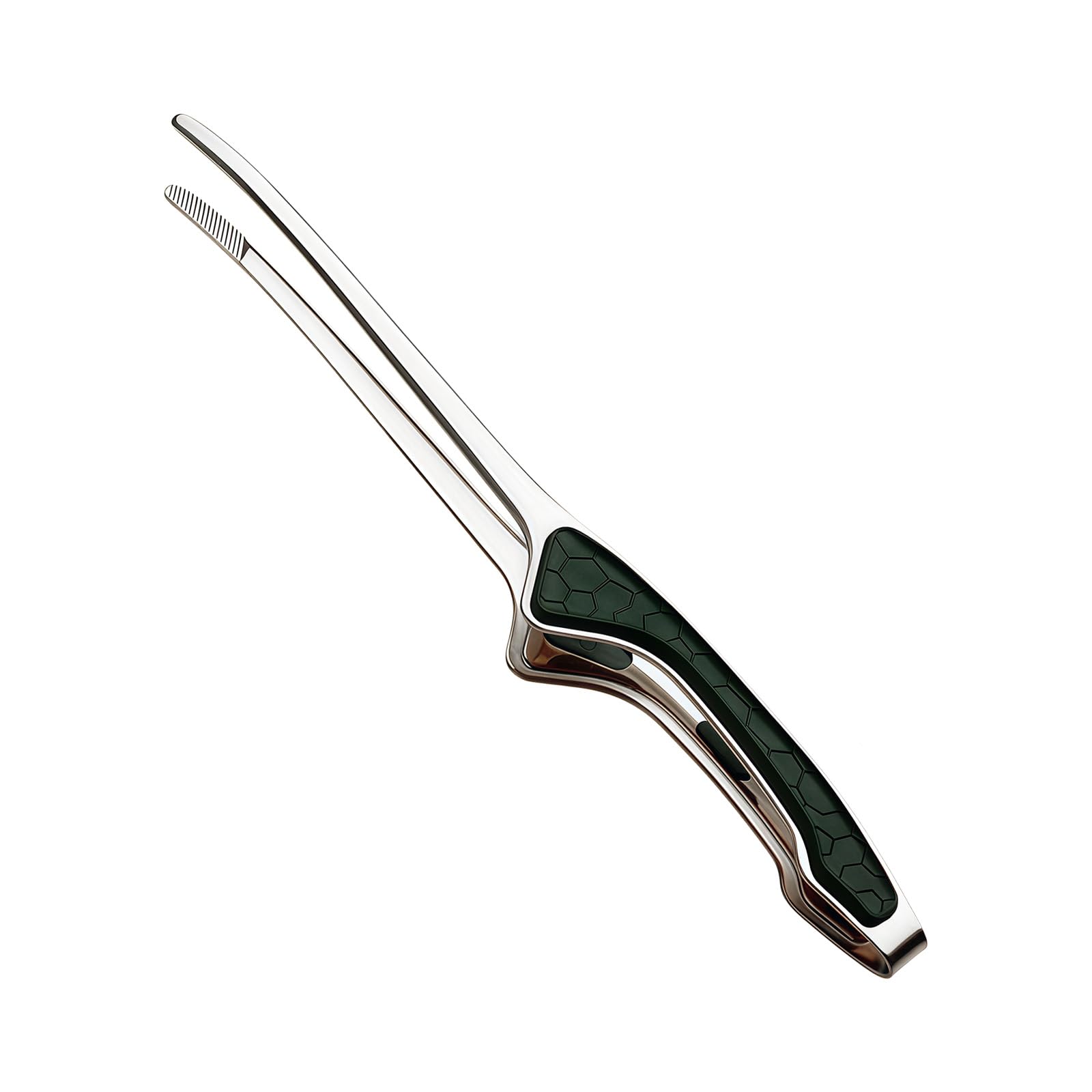 Ekoama Stainless Steels Tongs With Nonslip Silicone Handle For Cooking Grilling And Serving Food Kitchen Gadget