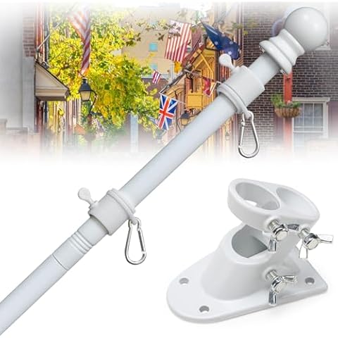 Cogardenshower Adjustable Flag Pole Kit Cover