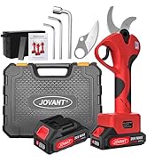 JOVANT Electric Pruning Shears 1.6"(40mm) Electric Pruner, 2 * 2Ah Batteries Cordless Pruners, El...