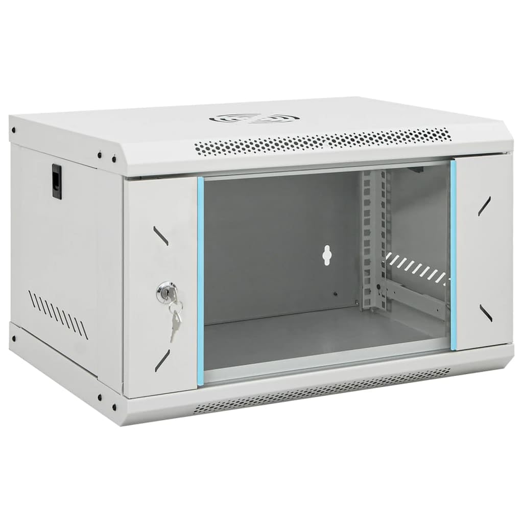 Coffret de réseau Mural 6U 19" IP20 53x40x30 cm,Systèmes de Stockage en réseau,7.2KG-30259
