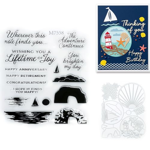 Stamps and Dies for Card Making Stamps and Dies Set 2026 Die Cut DIY Various Festivals Album Scrapbooking Birthdays Greeting Card (7558)
