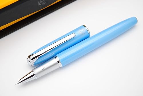 Miniatura 2 de Picasso 916 Malage Ultrafine Accounting Pluma estilográfica EF Nib Caja Original (azul claro)