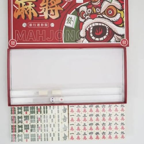Jeu de Mahjong miniature complet pour jouer en petits espaces - 8