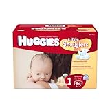 Huggies Little Snugglers Diapers, Size 1, 84 Count