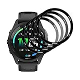 Protector de pantalla para Garmin Forerunner 265, 4 unidades, cristal antipolvo, protector de pantalla para Garmin Forerunner 265, cobertura completa antihuellas Protector de pantalla para Garmin Forerunner 265, 4 unidades, cristal antipolvo, protector de pantalla para Garmin Forerunner 265, cobertura completa antihuellas