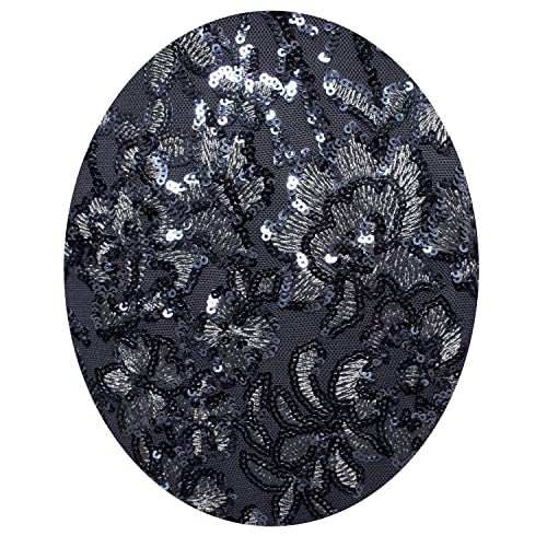 Image of Alex Evenings Women's Long Mother of The Bride Sequin Dress with Cold Shoulder Flutter Sleeves (Petite and Regular Sizes)