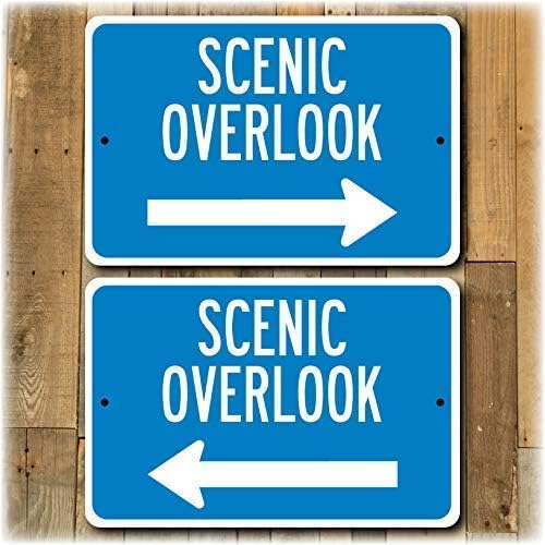 Miniatura 2 de Scenic Overlook Arrow DOT Highway Sign