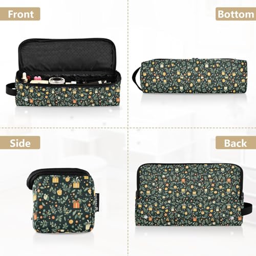 Bolso de viaje Holly Berry Marble para herramientas de cabello resistente al calor con alfombrilla para planchas, rizadores y accesorios de cuidado capilar miniatura 5