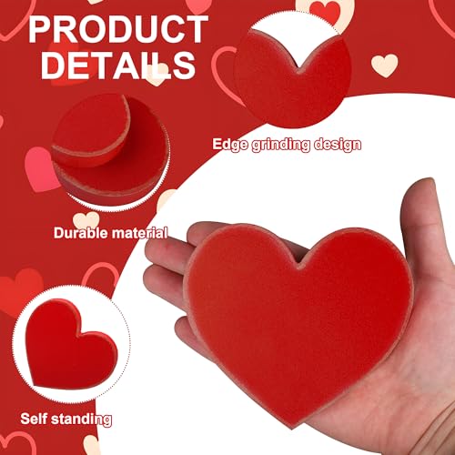 6-Pcs-Valentines-Day-Heart-Wood-Sign-Rustic-Valentine-Tiered-Tray-Decor-Red-Pink-White-Wooden-Heart-Tabletop-Block-Farmhouse-Heart-Table-Centerpiece-for-Wedding-Home-Shelf-Party-Decorations 6 Pcs Valentines Day Heart Wood Sign Rustic Valentine Tiered Tray Decor Red Pink White Wooden Heart Tabletop Block Farmhouse Heart Table Centerpiece for Wedding Home Shelf Party Decorations