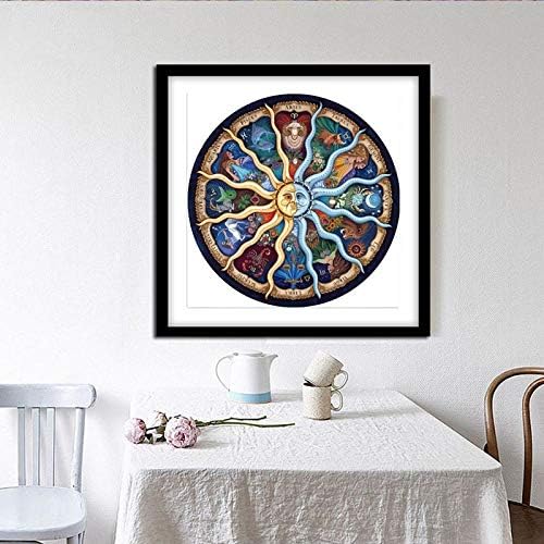 Kit Diamond Painting 5D – Quadro Fai Da Te Segno Zodiacale Farfalla, Pittura Con Diamanti Per Adulti E Bambini