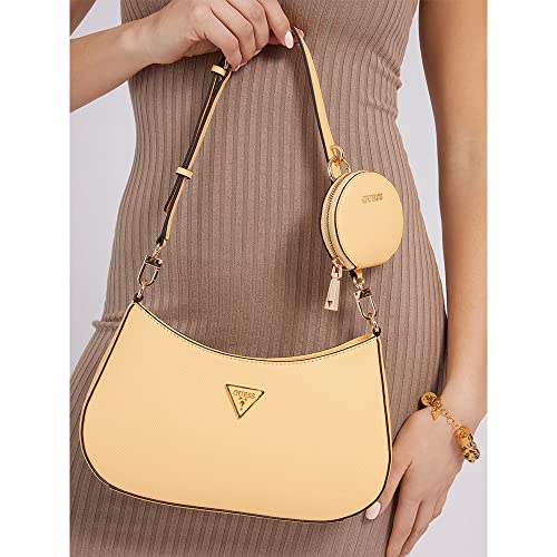 GUESS Alexie Aviana Top Zip Shoulder Bag Pale