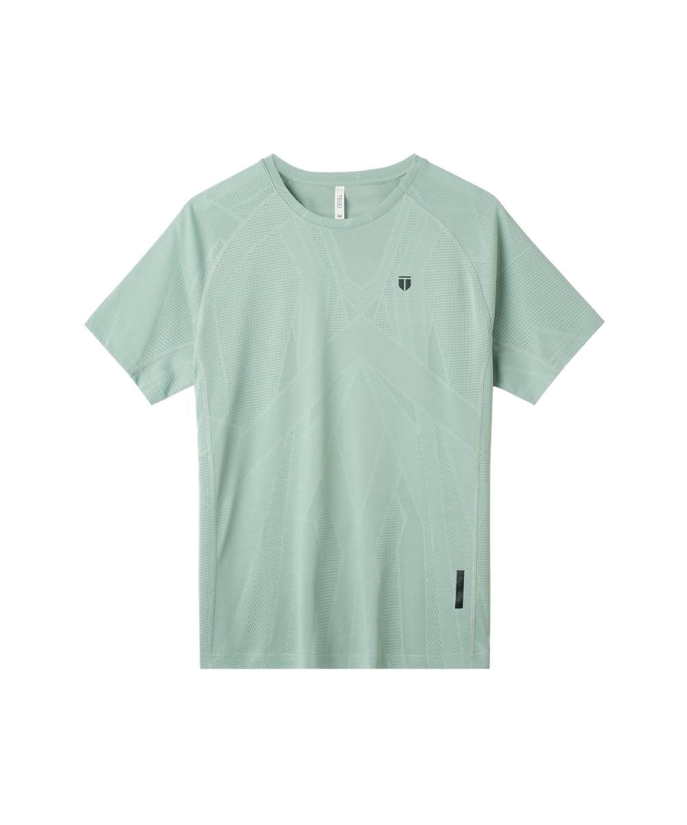 TEGO Zone T-Shirt | Men’s High-Intensity Training Tee| Zoned Jacquard Ventilation | Breathable Gym & Workout | Anti-Odour | Lightweight Athletic Fit-image-28