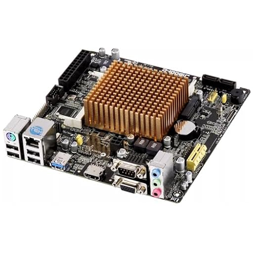 SIMPLETEK - Placa base J1800I-C con procesador integrado Mini ITX 2,41 GHz RS232 5 x USB 2x ranura RAM DDR3L 2x SATA VGA HDMI Audio PS2 PCIe TPM LPT | I/O Shield incluido (reacondicionado) | Ya disponible en tu tienda friki favorita! En mundofriki.es!