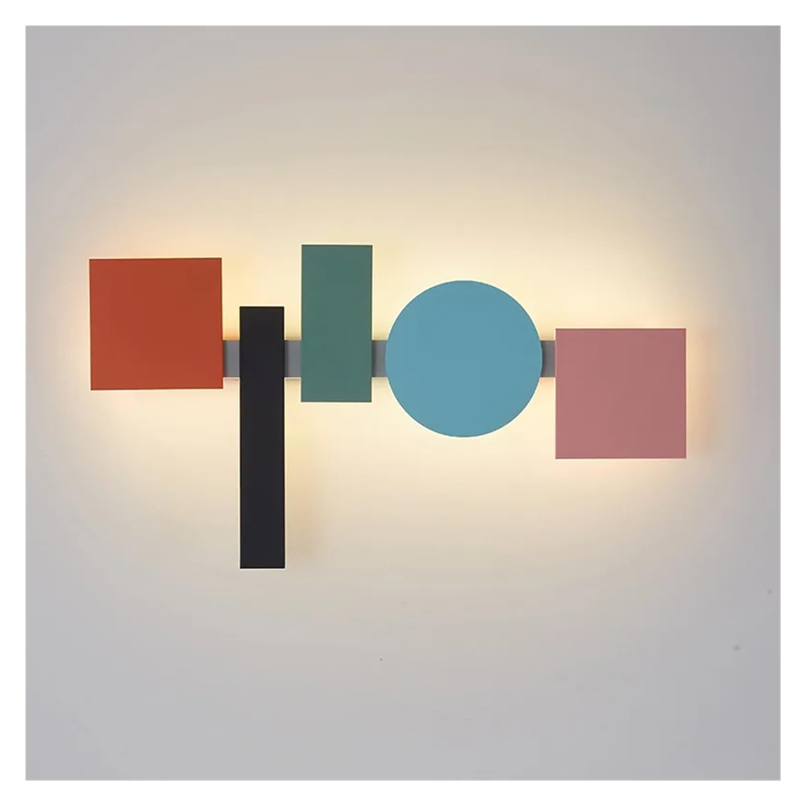 VDOQTLJT Art - Led Wall Light Modern Home Living Room Bedroom Resturant Bedside Deco Lamp Sconce Aisle Corridor LED Chandelier Ceiling(L68xW37cm)
