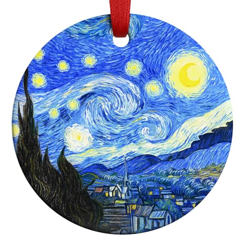 Adorno de Navidad 2025, noche estrellada, regalos inspiradores para mujeres, decoración de árbol de Navidad, regalo de elefante blanco para adultos, regalos de broma