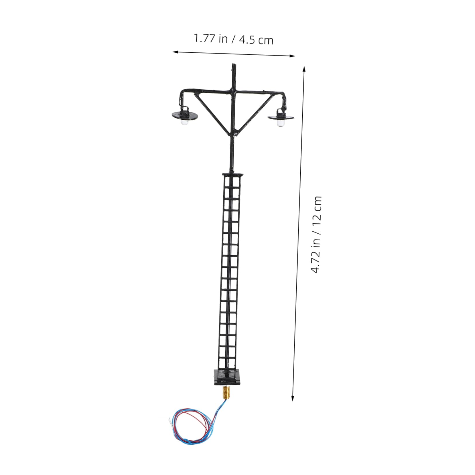 BELLIFFY Model Sand Table Accessories Miniature Railroad Light Model Signal Lamp