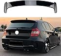 KLBVFDYAN Auto Heckspoiler für BMW 1 Series E81 E87 118i 120i 2005-2011, Dachspoiler Kofferraumspoiler Schwanz Flügel Tuning Accessories