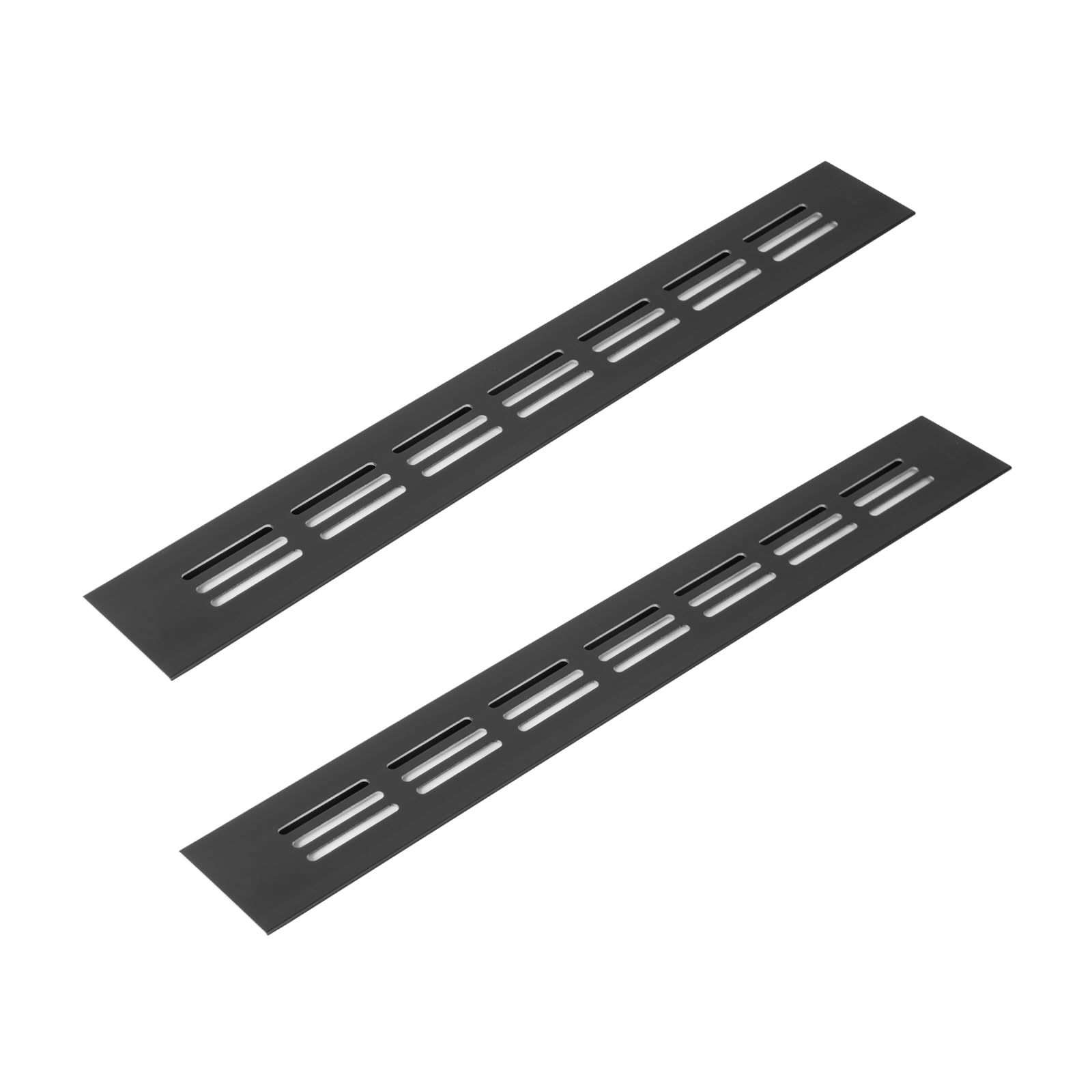 Lot De 2 Grilles D’Aération Aluminium Doré – 40 X 300 Mm – Pour CVC