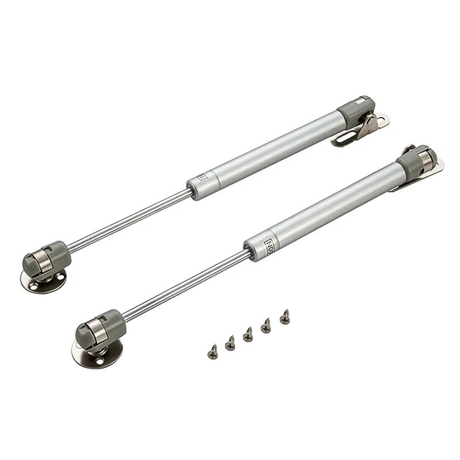 Lsnnmu 10Kg 100N 6 Pcs Cabinet Furniture Pneumatic Support Rod Tatami Hydraulic Gas Up And Down Door Telescopic For Furniture(10Kg 100N)