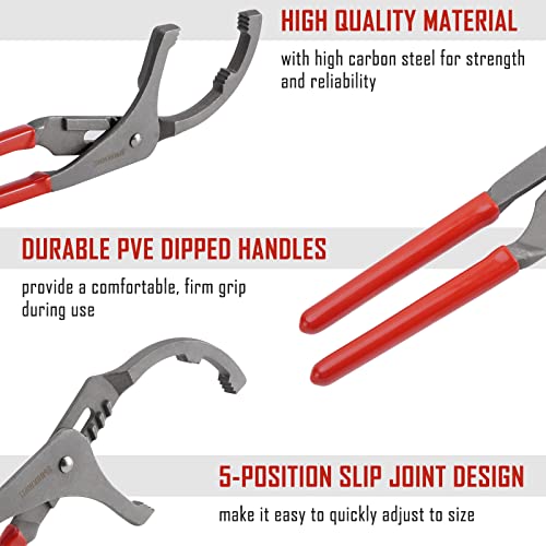 SPARKWHIZ 7-Piece Oil Filter Wrench Set
