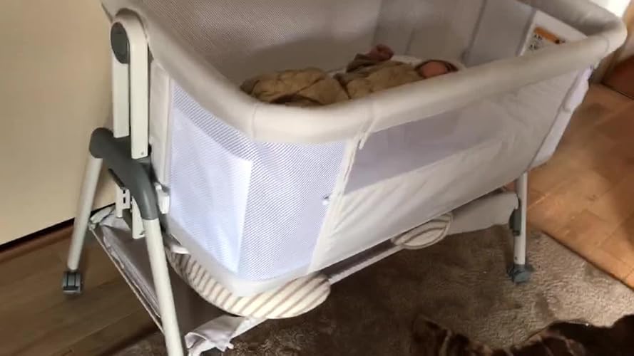 ベビーベッド　ANGELBLISS Amazon.co.jp: ANGELBLISS ベビーベッド 高さ調節可能 添い寝