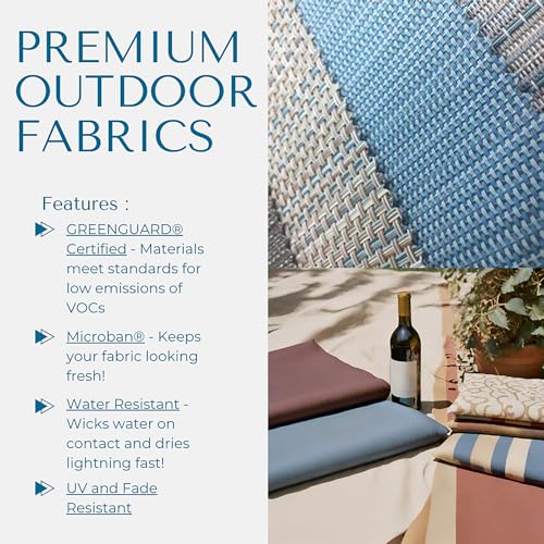 Image of Vivere Aluminum Urban Sun Lounger 2 Pack, Full Recline, Made with Premium Phifertex Outdoor Fabric - 265 lb Capacity (Navy)