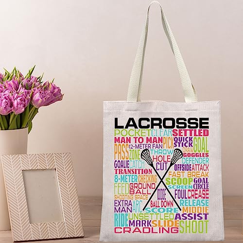 Bolso tote jugador Lacrosse LAX regalos Lacrosse miniatura 6