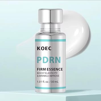 KOEC PDRN 100 Essence - Glass Skin Pure PDRN Essence, Firming & Plumping, Containing Ginseng Extract, Hyaluronic Acid, Glass Skin Care 1.01fl.oz