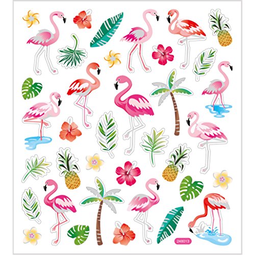 Autocollants flamants roses