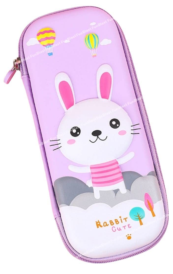 FunBlast Rabbit Pencil Case, Zipper Pouch For Kids, Pencil Case Organizer, 3D Hardtop Eva Canvas Pencil Case (Size 23Cmx9.5Cmx4Cm) 1 Piece - Multicolour (B0B65DVJRQ) Amazon Price History, Amazon Price Tracker