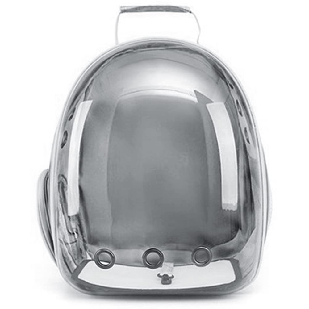 Pet Backpack Carrier with Harness Backpack with Bubble Clear Front for Cats, Small Dogs, Bunnies etc with Harness Included, Pet Carrier for Traveling, Walking, Hiking and Outdoor Activities
