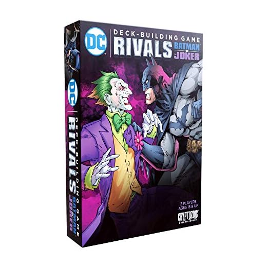 Cryptozoik "Rivals Batman vs The Joker DC Comics Deck Building Juego de Cartas