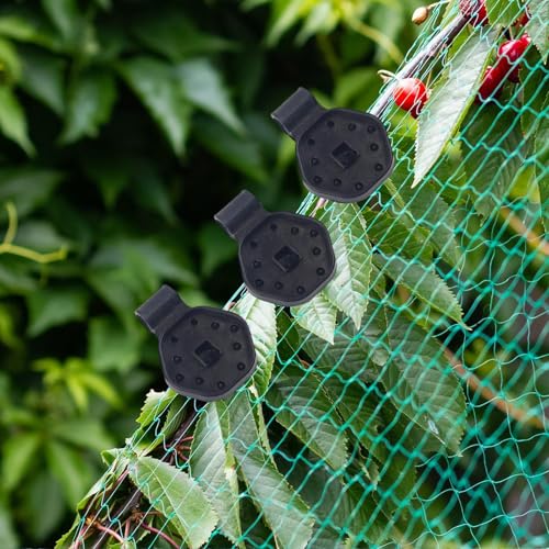 Clips de red para jardín y sombreado: kit de 100 abrazaderas cortavientos 3
