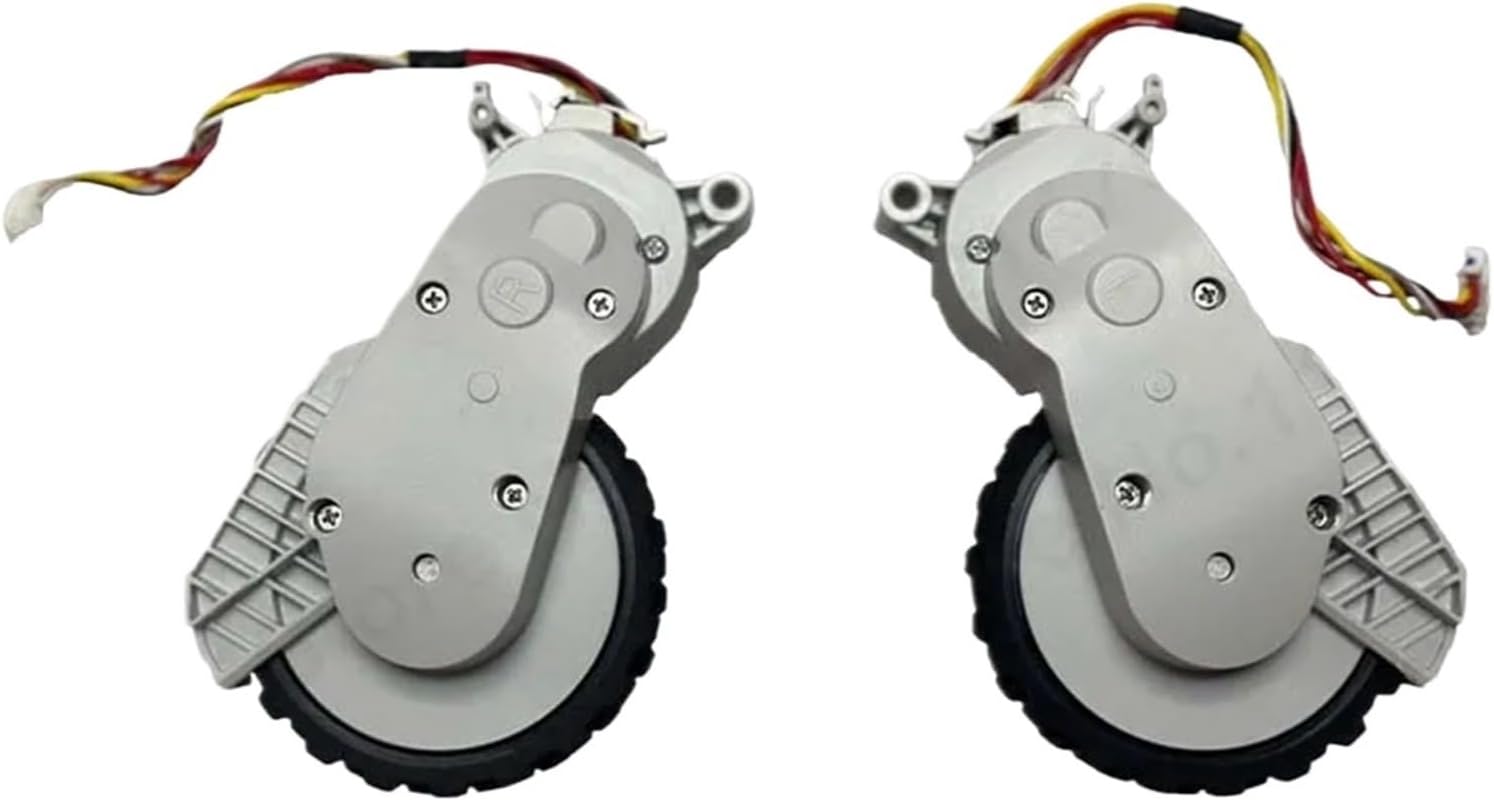 L+R Wheels Accessories,Compatible for Xiaomi Mijia Robot Vacuum Mop 2 Pro Lite MJSTL MJST1S MJSTS1 Cleaner Wheel Parts(Left Right Wheels)