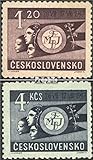 Prophila Collection Tschechoslowakei 521-522 (kompl.Ausg.) mit Falz 1947 Jugendtreffen (Briefmarken für Sammler)