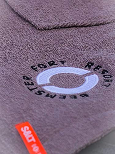 Kilt Da Sauna XL Con Nome Ricamato - Asciugamano In Cotone Con Elastico E Velcro, 170x85cm