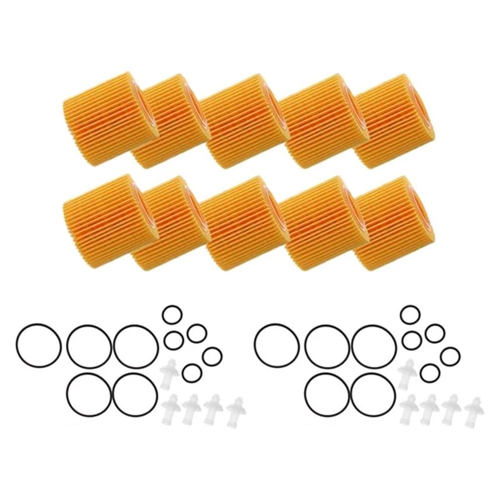 Per C-HR 2018 2019 2.0L Per Vibe 2009-2010 Per Corolla Per Prius 1.8L Per 04152YZZA6 10 Pezzi Filtri Olio Motore Per Auto Filtro Olio Motore