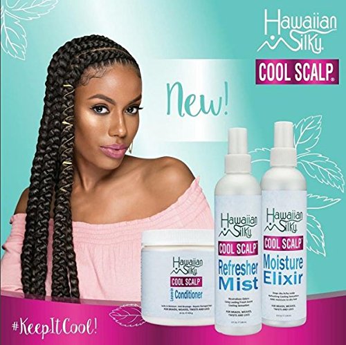 Hawaiian Silky Cool Scalp Leave-In Conditioner Cream, 16 Fl Oz - Locks In Moisture - Anti-Breakage - Repairs Dry & Damaged Hair #TOP2