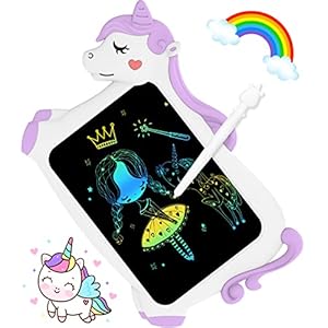 CHEERFUN Unicorn Gifts for Girls Kids Toys – 10 Inch LCD Doodle Writing Board Drawing Tablet Girls Toys Age for 3 4 5 6…