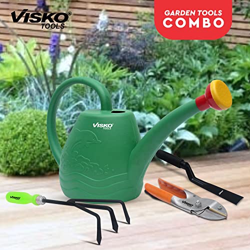 VISKO Garden Tools Set, 653 Gardening Hand Tool Kit 4 Pieces for Home Gardening