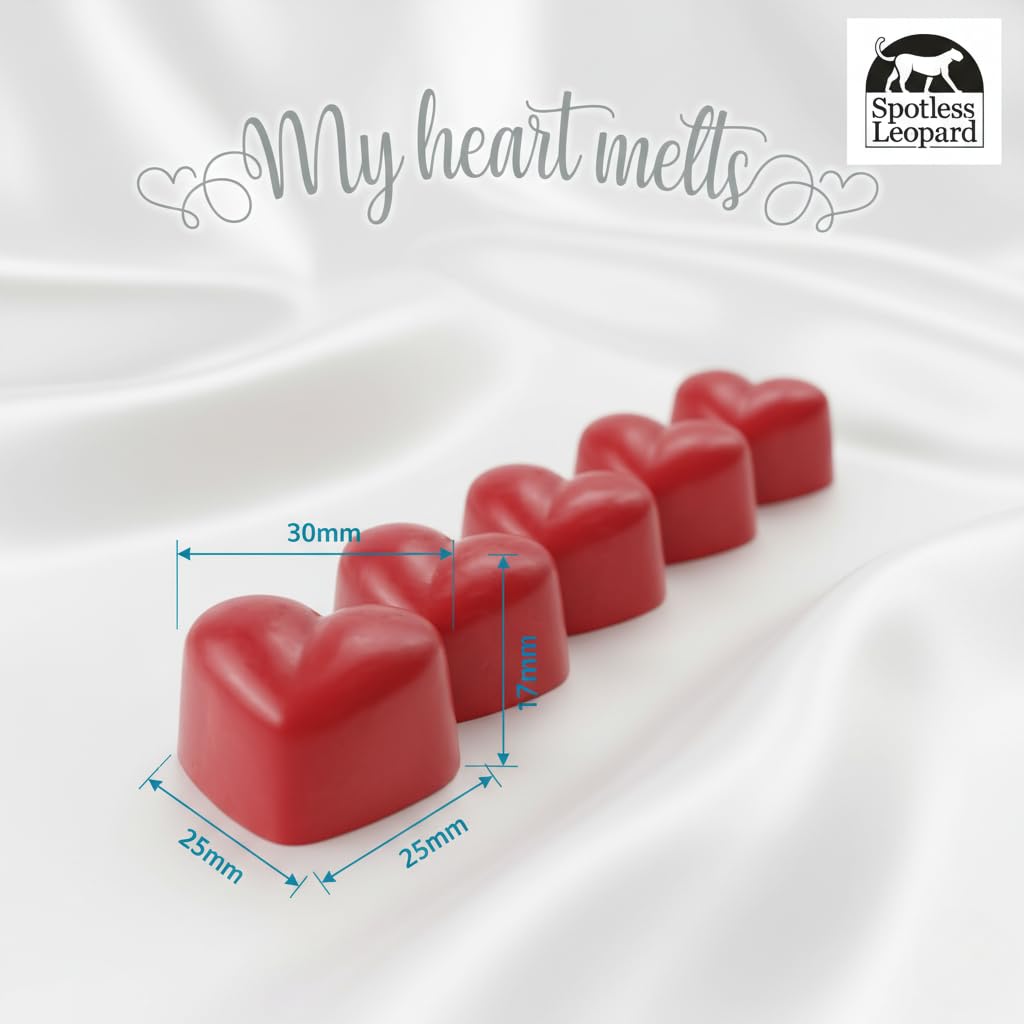 Red Roses - Cera aromática para lámpara aromática y eléctrica, cera de cera de soja, vegana y apta para animales, aroma a cera aromática