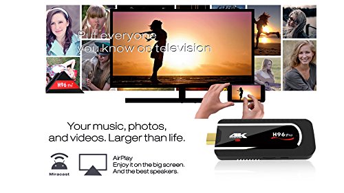 YUANDA H96 Pro Mini PC Android TV Stick 4K H.265