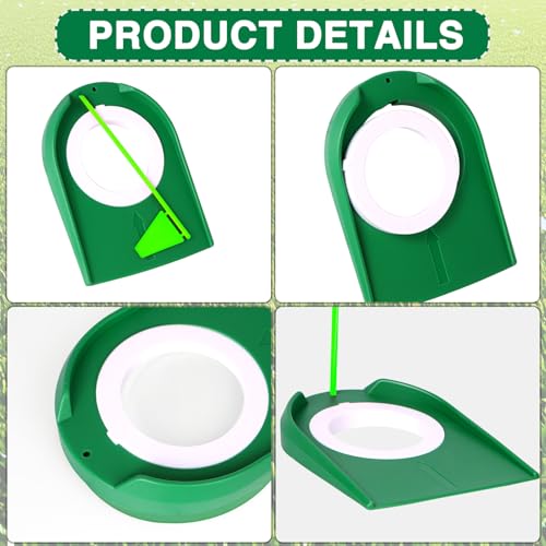 Image of Golf Putting Green Indoor Set, 2 Pack Cup with Flag, Practice Training Aids for Indoor Outdoor, Hole Putter Regulation Cup for Office