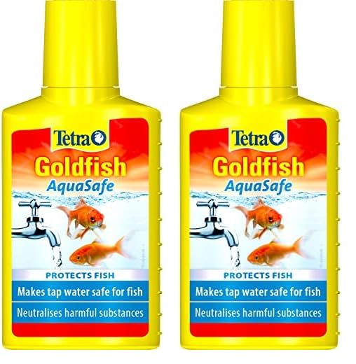 TetraGoldfish AquaSafe to Turn Tap Water into Safe and Healthy Water for Goldfish, 100 ml (Pack of 2)